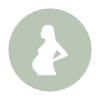 Pregnant woman symbol
